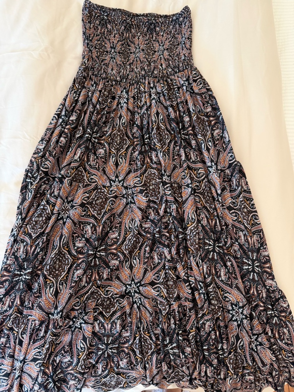Lascana Smocked Convertible Maxi Dress